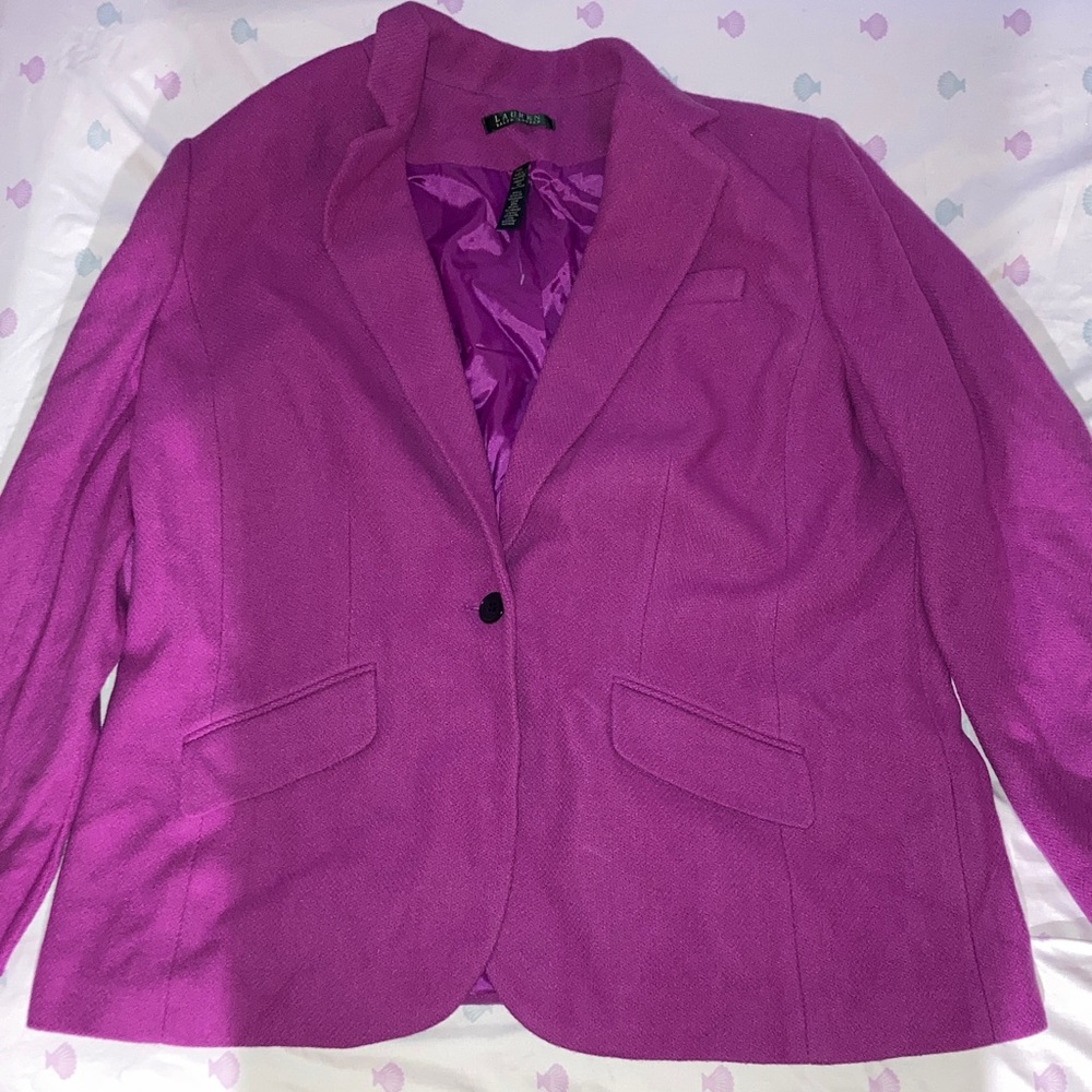 Ralph Lauren Vibrant Pink Blazer